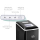 Portable Ice Maker Countertop, Bullet Ice Cube Machine, 9 Ice Cubes per 8 Minutes, Automatic Cleaning, Visible Window Scoop and 