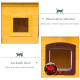 Pawhut Garden Wooden Cat House Hide Cage Outdoor Pet Play Home Water-resistant Roof Kitty Shelter Kennel w/ith Door &amp; Window