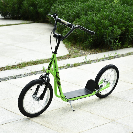 Kick Scooters for Kids with Adjustable Height, Anti-Slip Deck, Dual Brakes, Rubber Tyres, for Boys and Girls Aged 5+ Years Old -