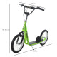 Kick Scooters for Kids with Adjustable Height, Anti-Slip Deck, Dual Brakes, Rubber Tyres, for Boys and Girls Aged 5+ Years Old -