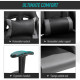 Vinsetto Gaming Chair, Computer Desk Chair, Racing Chair with Adjustable Height, Head Pillow and Lumbar Support for Adults, Blac