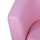 Kids Toddler Sofa Children&#039;s Armchair Footstool with Thick Padding, Anti-skid Foot Pads, 30 x 28 x 21cm, Pink