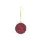 Glitter Burgundy Bauble (8cm)