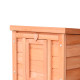 PawHut Wooden Rabbit Hutch Outdoor, Guinea Pig Hutch, Rabbit Hideaway, Cat House, Bunny Cage Small Animal House 51 x 42 x 43 cm,