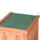 PawHut Wooden Rabbit Hutch Outdoor, Guinea Pig Hutch, Rabbit Hideaway, Cat House, Bunny Cage Small Animal House 51 x 42 x 43 cm,