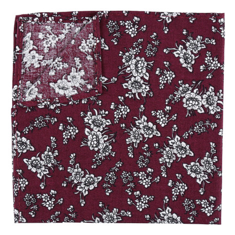 Floral Daphne Pocket Square