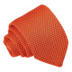 Plain Knitted Slim Tie