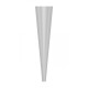60cm Clear Single Rose Sleeves (Pack 50)