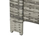 Outsunny 3 Pieces Rattan Bistro Set, Wicker Garden Furniture Set with Storage  Coffee Table and Chairs, Thickened Cushions for O