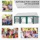 Outsunny 6 x 4m Garden Gazebo with Sides, Galvanised Marquee Party Tent with Six Windows and Double Doors, for Parties, Wedding 