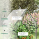 Outsunny Mini Greenhouse, Garden Tomato Growhouse with 2 Zipped Doors, Portable Indoor Outdoor Green House, 90 x 90 x 145cm, Cle