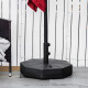 Outsunny Octagonal Garden Parasol Base Holder Outdoor Market Umbrella Stand Weights, Up to 28kg Water Filled or 40kg Sand Filled