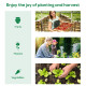 Outsunny 180 x 180cm Walk-In Polytunnel Greenhouse - Green