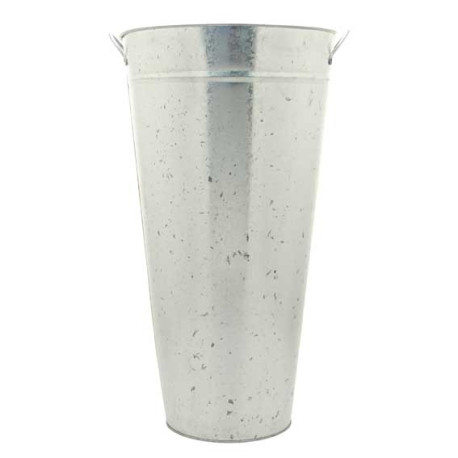 Galvanised Vase 60cm