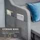 Two-Seater Pull-Out Sofa Bed - Grey