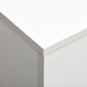 Modern Minimalism Coffee Table with Storage, Sofa Side Table with Shelf &amp; Drawer for Living Room Reception Room, White
