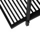 Outsunny 102L x 48W x 49H Classic Metal Garden Bridge with Safety Railings Arc Footbridge Decorative Pond Bridge for Backyard Cr