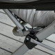 Outsunny 2 Piece Reclining Zero Gravity Sun Loungers with Cushions, Light Grey
