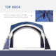 Outsunny 3.5 x 3.5M Camping Gazebo, Outdoor Event Shelter Dome Tent Garden Sun Shelter Patio Spire Arc Pavilion Camp Sun Shade, 