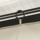 Outsunny Replacement Gazebo Curtains, 4-Panel Gazebo Side Panels Only, for 3 x 3 (M) Gazebos or Pergolas, Hooks/C-Rings Included