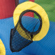 Outsunny Kids Inflatable Bouncy Castle Water Slide 6 in 1 Bounce House Jumping Castle Water Gun Climbing Wall with Air Blower fo