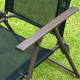 Outsunny 6 Piece Garden Dining Set with Umbrella, Patio Sets with Parasol with 4 Folding Dining Chairs &amp; Round Tempered Glass Ta