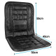 2 x Orthopaedic Leather Car Seat Covers
