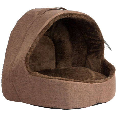 Soft Fleece Cat Igloo Bed