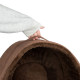 Soft Fleece Cat Igloo Bed