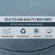 Fabric Single Sofa, Tub Chair, Upholstered Bedroom Chair with Pillow, Solid Wood Leg for Home, Living Room, Dining Room, Set of 