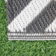 Outsunny 182 x 274 cm(6x9ft) Outdoor Rug Reversible Mat Plastic Straw Rug Portable RV Camping Mat for Garden Deck Picnic Indoor,