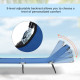 Outsunny 2 Piece Foldable Sun Loungers with 5-Position Adjustable Backrest, Outdoor Portable Recliner Chaise Lounge Chairs with 