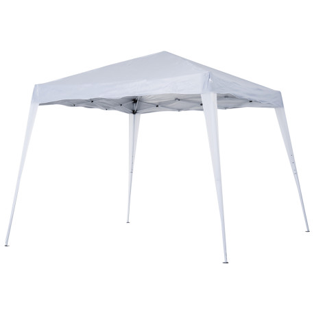 Outsunny 3 M x 3 M Base/ 2.5 M x 2.5 M Top Pop Up Gazebo with Carry Bag, Height Adjustable Slant Leg Party Tent Instant Event Sh