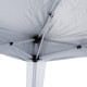 Outsunny 3 M x 3 M Base/ 2.5 M x 2.5 M Top Pop Up Gazebo with Carry Bag, Height Adjustable Slant Leg Party Tent Instant Event Sh