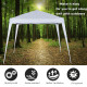 Outsunny 3 M x 3 M Base/ 2.5 M x 2.5 M Top Pop Up Gazebo with Carry Bag, Height Adjustable Slant Leg Party Tent Instant Event Sh