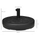 Outsunny Garden Parasol Base Holder, Outdoor Market Umbrella Stand Weight with Built-In Handle, 25kg Water or 35kg Sand Filled, 