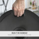 Outsunny Garden Parasol Base Holder, Outdoor Market Umbrella Stand Weight with Built-In Handle, 25kg Water or 35kg Sand Filled, 