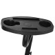 Outsunny Hammock Chair Stand Only Construction Heavy Duty Metal C-Stand for Hanging Hammock Chair Porch Swing Indoor or Outdoor 