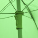Outsunny Kids Outdoor Table and Chairs Garden Furniture Frog Pattern with Removable &amp; Height Adjustable Sun Umbrella, Green