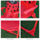Outsunny Kids Outdoor Table and Chairs Garden Furniture Ladybird Pattern with Removable &amp; Height Adjustable Sun Umbrella, Red