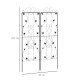 Outsunny Metal Trellis Set of 2, Garden Trellis for Climbing Plants Support Frames, Leaf Design