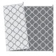 Outsunny Reversible Outdoor Rug with Carry Bag, Waterproof Plastic Straw Mat for Garden, Deck, RV, Picnic, Beach, Camping, 182 x