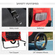 PawHut 2 in 1 Dog Bike Trailer Pet Stroller for Large Dogs with Hitch, 20&quot; Wheels, Pet Bicycle Cart Trolley Carrier for Travel, 