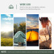 Outsunny 2 Person Camping Tent, Dome Tent with Zipped Doors, Storage Pocket, Portable Handy Bag, Multicoloured