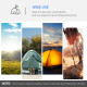 Outsunny 2-3 Man Tunnel Tents w/ Vestibule Camping Tent Porch Air Vents Rainfly Weather-Resistant Shelter Fishing Hiking Festiva