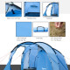 Outsunny 2-3 Man Tunnel Tents w/ Vestibule Camping Tent Porch Air Vents Rainfly Weather-Resistant Shelter Fishing Hiking Festiva