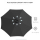 Outsunny 3(m) Tilting Parasol Garden Umbrellas, Outdoor Sun Shade with 8 Ribs, Tilt and Crank Handle for Balcony, Bench, Garden,