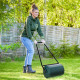 Outsunny 30 L Heavy Duty Water Or Sand Filled Φ30cm Garden Steel Lawn Roller Drum - Dark Green
