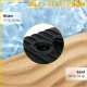 Outsunny Heavy Duty Parasol Base Plastic Umbrella Stand for Cantilever Banana Parasol with Wheels, Water and Sand Filled