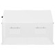 Outsunny Polyethylene Walk-in Polytunnel Greenhouse, 2 x 3(m), White